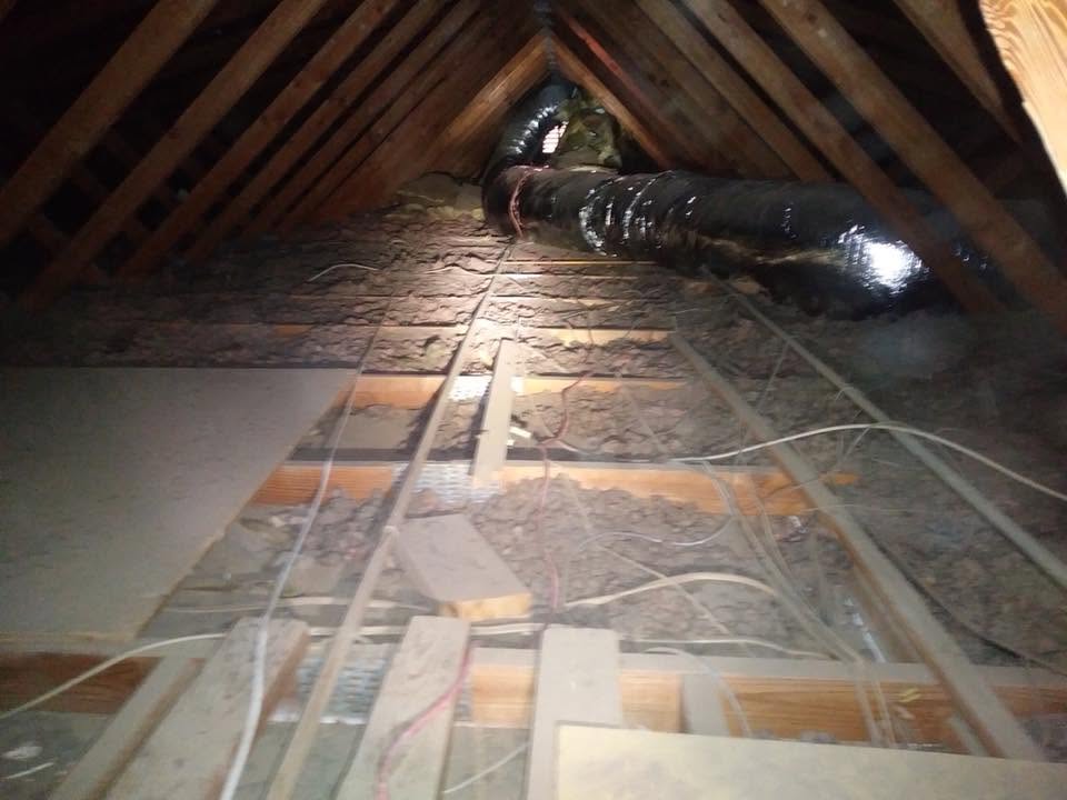Ductwork in attic — Fair Air Heating & Cooling